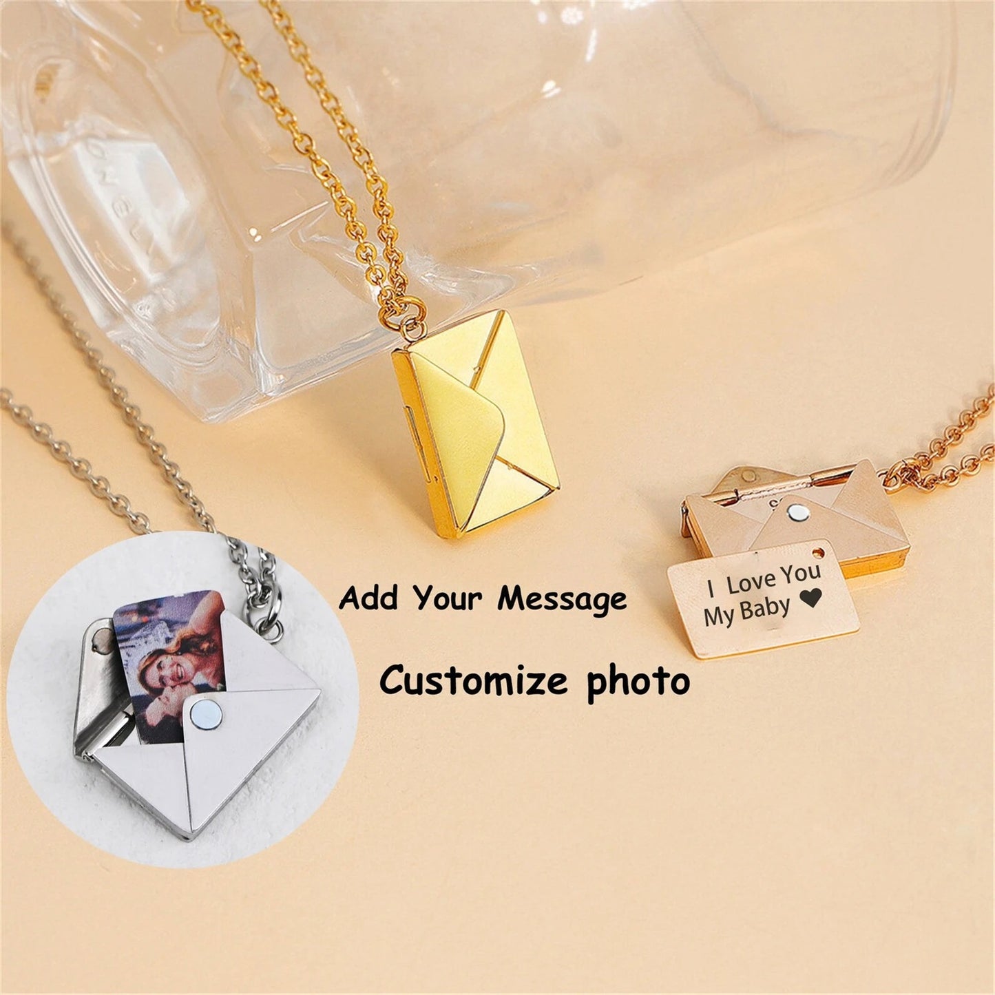 Heart-Sealed Love Letter Locket Necklace