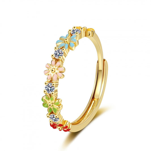 Floral Quintet Ring
