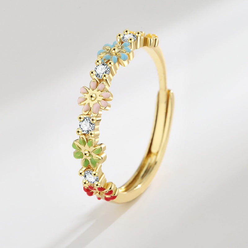 Floral Quintet Ring